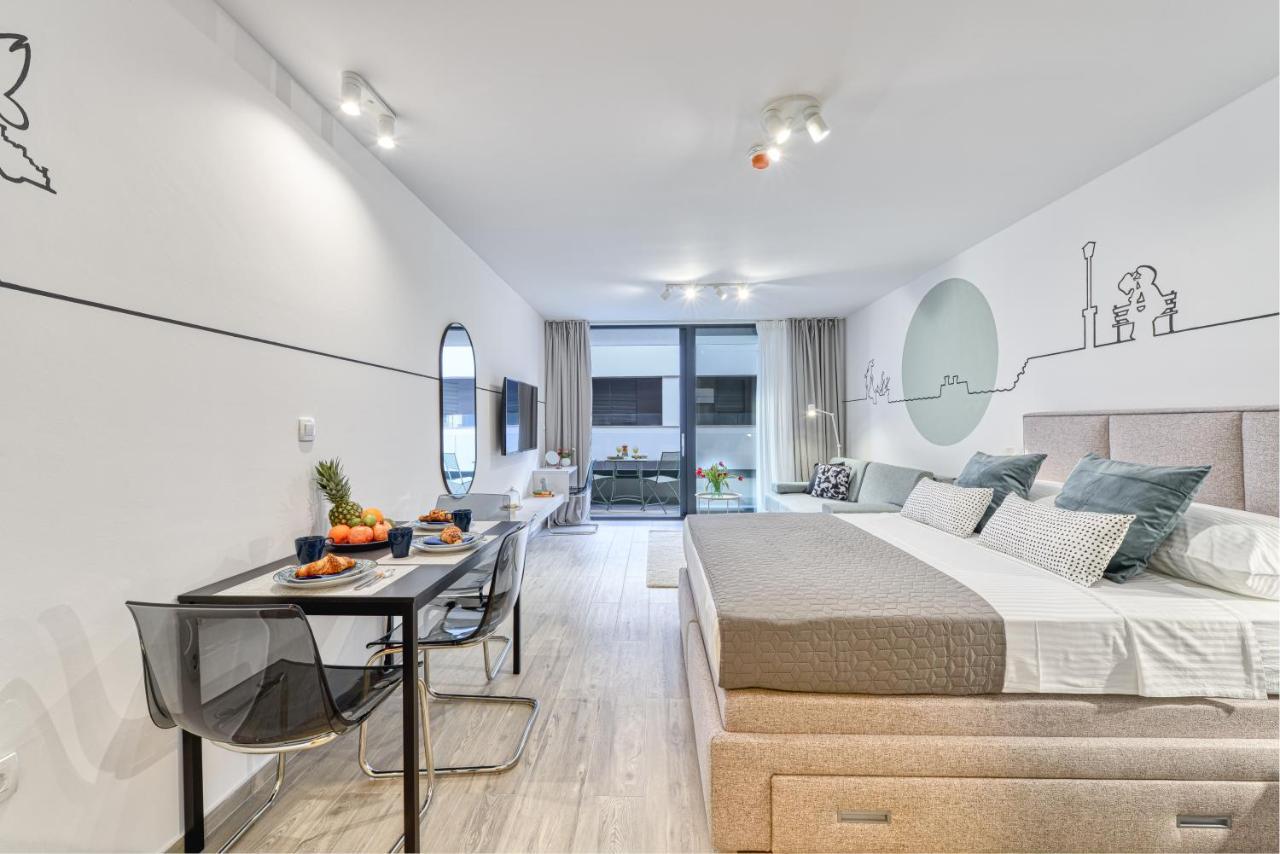 Hica Apartments La Linea Studio Apt With Balcony دوبروفينك المظهر الخارجي الصورة
