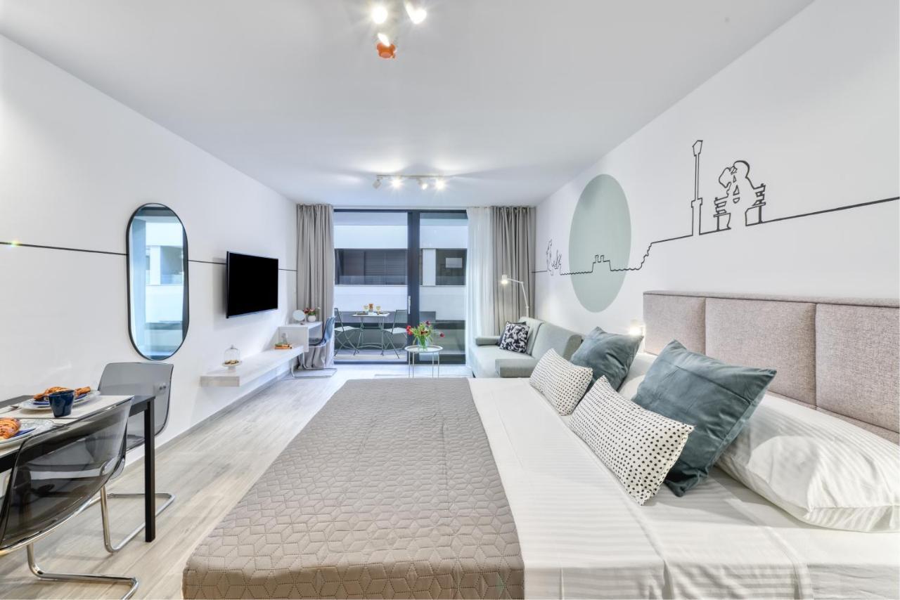 Hica Apartments La Linea Studio Apt With Balcony دوبروفينك المظهر الخارجي الصورة